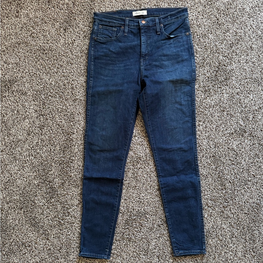 Madewell 10” rise skinny jeans, size 29